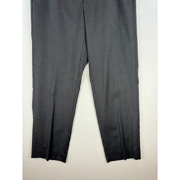 Ermenegildo Zegna Mens Pants Gray Dress Straight Trouser Workwear Formal 34x31 - Picture 3 of 14